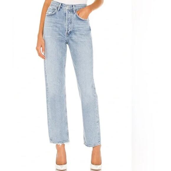 AGOLDE 90's Mid Rise Loose Fit Jeans Snapshot Size 28 - Picture 1 of 11